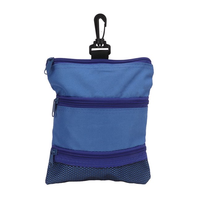 Tee Holder, Convenient Cloth Multi Usage Clip Tee Bag Durable For Woman Man For Court Blue