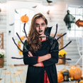 thumbnail image 3 of Spider Backpack, Red Eyes Fabric Wire Adjustable Halloween Prop Lightweight 8 Large Long Legs  For Theme Party For Adults, 3 of 8
