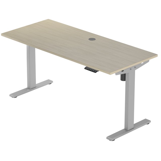 PROGRESSIVE DESK Debout Bureau 48x30 - Électrique Réglable en Hauteur Debout Bureau - une Seule Pièce Dessus