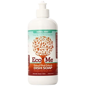 Eco-Me Savon naturel de poisson liquide, menthe à base de plantes, 16 Once fluide