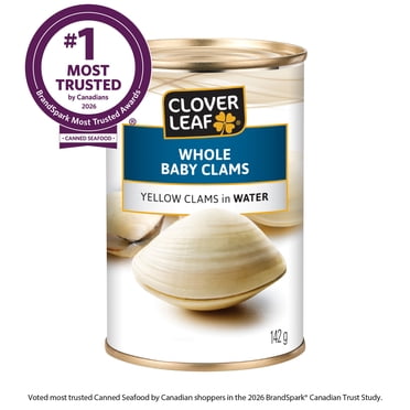 Clover Leaf Whole Baby Clams 142g