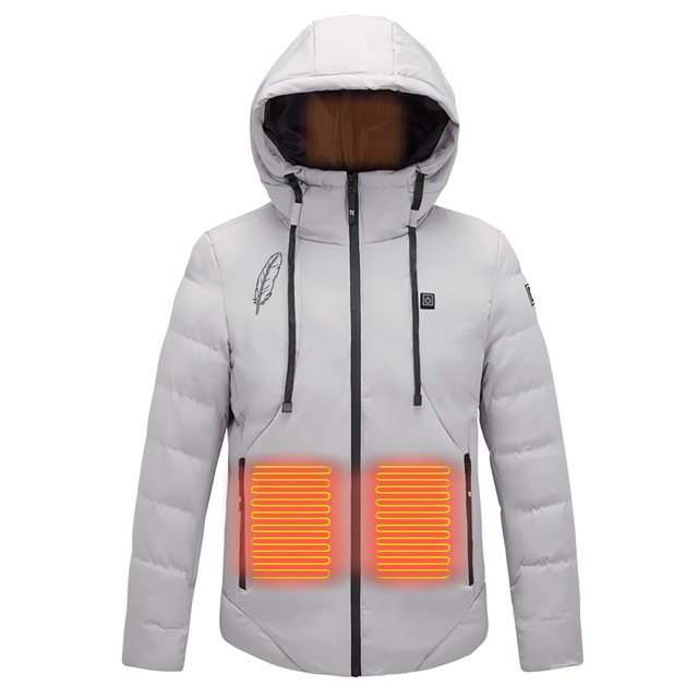 EGNMCR Womens Plaid Shacket Jacket USB Intelligent Constant Temperature Heated Windproof Plus Size Coat For Men And Women Winter 4 Heated Jacket Coat Women Coat