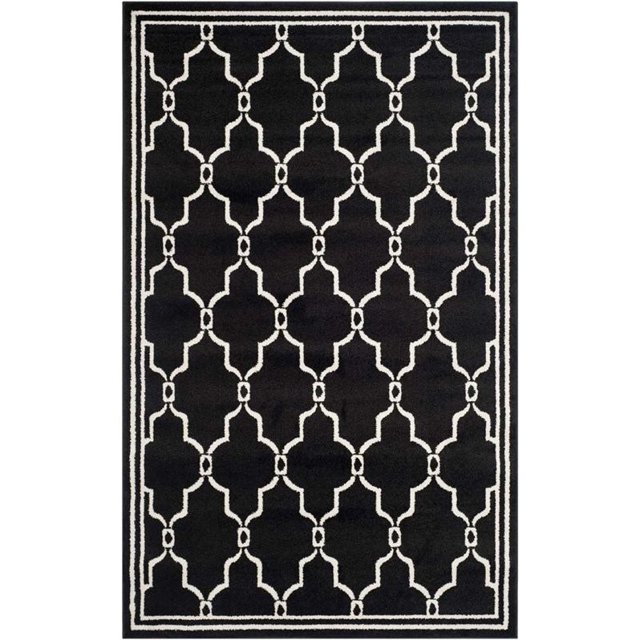 Safavieh Amherst Anthracite Indoor Outdoor Rug - 4' x 6'