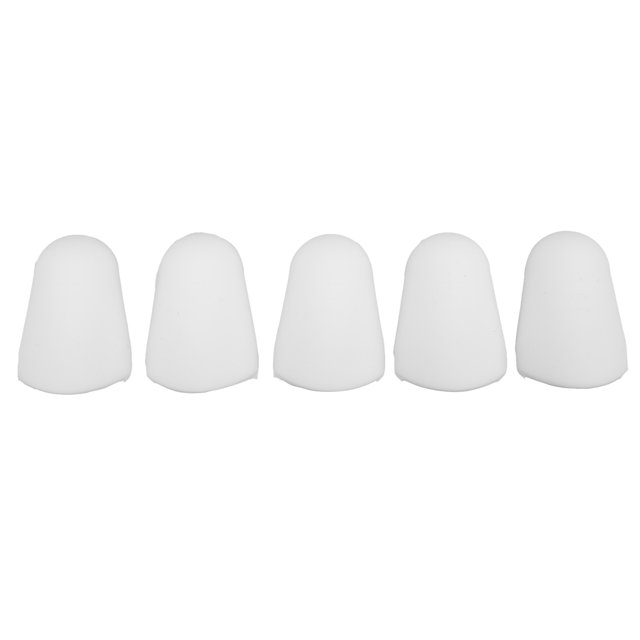 5Pcs Embout Buccal Bouchon Silicone Protecteur Accessoire Set Kit pour Clarinette Saxophone Blanc