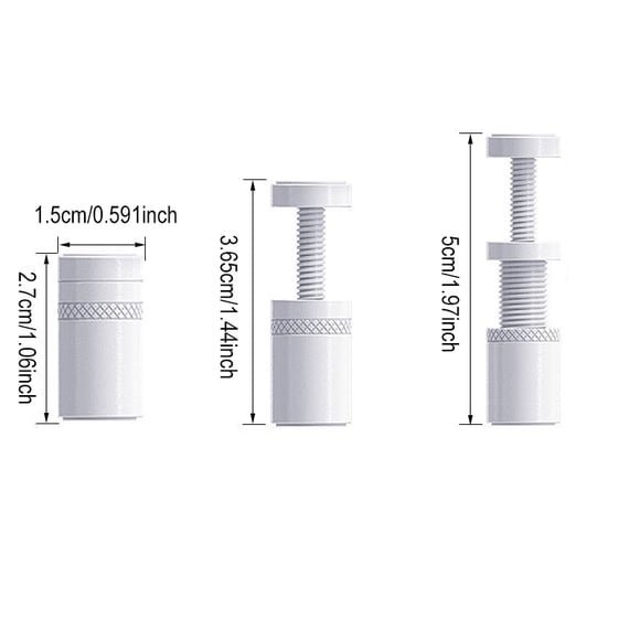 GPUHOLD Aluminum White GPU Holder Support Bracket - Anti-Sag Stand Video Card Holder for Graphics Card Sag Holder Bracket White-2.7cm