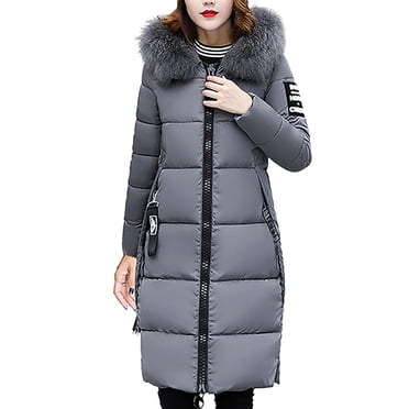 Pompotops Women Solid Casual Thicker Winter Slim Down Lammy Jacket Coat Overcoat