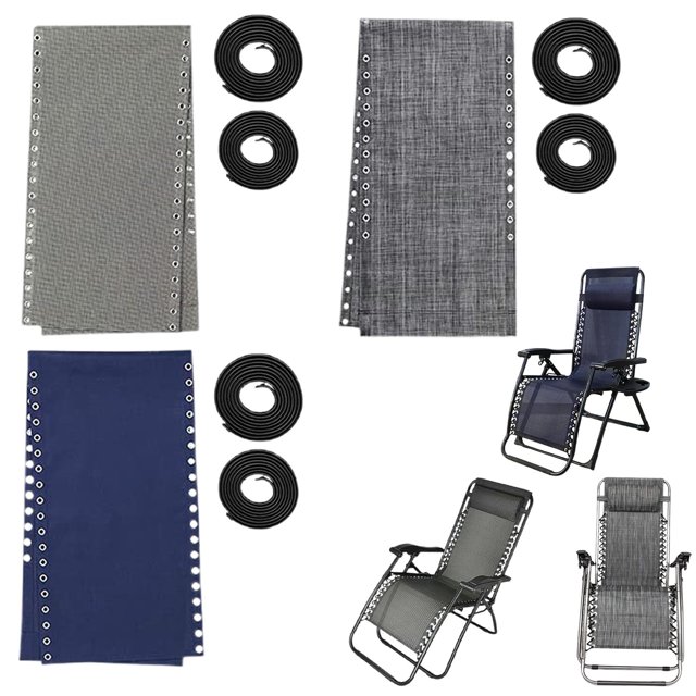 Tissu de Remplacement pour Chaise et Manchon de Corde Élastique Tissu de Réparation et Corde de Remplacement Anti Chaise Chaise d'Extérieur Chaise de Terrasse Chaise de Plage