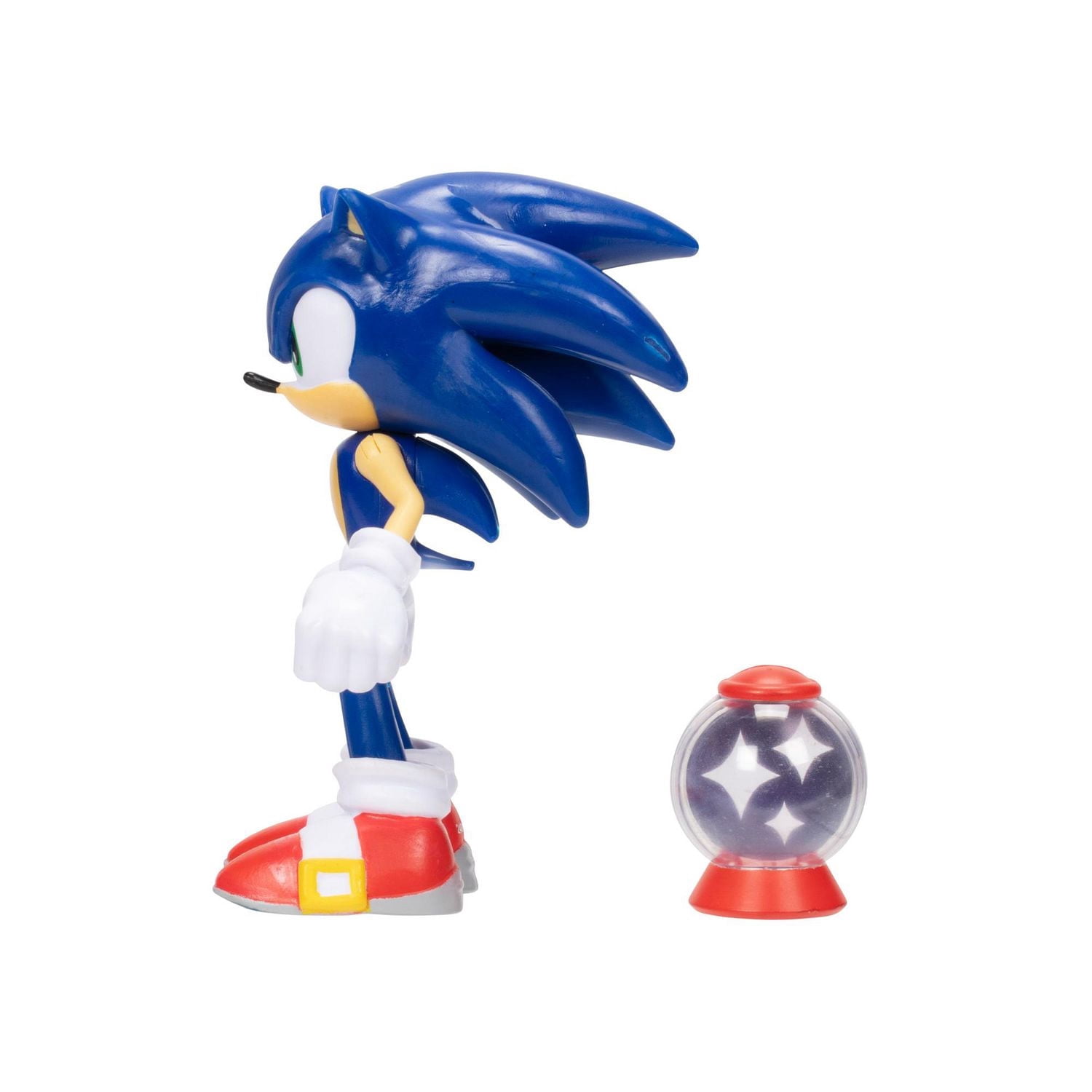 Figurine de 4 pouces Sonic – Sonic avec Boîte d’objet invincible