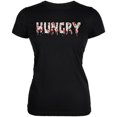 thumbnail image 1 of Halloween Hungry Zombie Pattern Juniors Soft T Shirt, 1 of 1