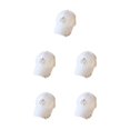 thumbnail image 1 of Thinsony Hip Hop Baseball Cap With Ring Decor For Stylish Look Cotton Ring Baseball Hat Fits All Head Shape Comfortable Semi-ring White 5Set, 1 of 6