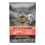 Natures Recipe 5.4KG Grain Free Adult Dog Food, Salmon