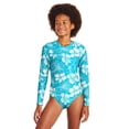 thumbnail image 1 of George Girls' Adaptive One Piece Rashguard Swimsuit, 1 of 6