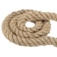 thumbnail image 1 of Unique Bargains 1-1/4 Inch 14.8 Feet Jute Rope Natural Manila Rope 4 Strand Twisted Thick Heavy Twine Rope, 1 of 5