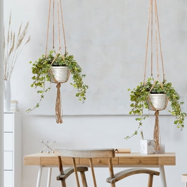 Fridja Macrame Plant Hangers Hanging Basket Hanging Plant Holder Bohemian Decor Plant