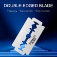 thumbnail image 2 of Double Edge Razor Blades Men Safety Razor Blade Stainless Steel Double Razor Shaving Blades for Smooth Precise and Clean Shaving, 2 of 7
