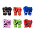 thumbnail image 4 of 1 Paire Femmes Hommes Gants de Boxe Portables Entraînement Pratique Mitaines de Frappe Ajustables Protège-Mains Équipement de Sport Accessoires Rouge 10oz, 4 of 7