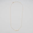 thumbnail image 2 of Mercie Sterling Silver Gold Vermeil Name Necklace “Mama” Script Pendant Minimal Design 18 Inch Everyday Wear, 2 of 8