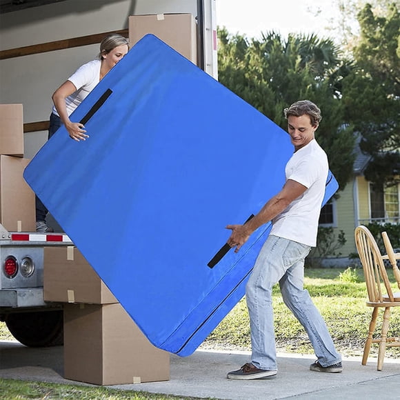 UsTZtai under $5! Heavy Duty Mattress Bag with Handles, Reusable Tarp Mattress Cover for Moving, Storage Bag for Mattress Protection