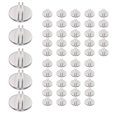 thumbnail image 1 of Bunblic 50 Pieces Game Card Stands Miniature Bases Portable Business Card Holder, Board Game Props Clear Game Card Holder for Display, 1 of 5