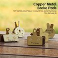 thumbnail image 4 of Bike Disc Brake Pads Copper-Based Semi-Metal Brake Pad Wear Resistant Brake Parts for Mountain Bike, 4 of 8