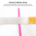 thumbnail image 3 of Catheter Strap, Adjustable Yellow Leg Wrap 2pcs Fixation Urinary Catheter Holder  for Tube, 3 of 7
