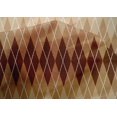 thumbnail image 4 of oneOone Cotton Silk Tan Fabric Argyle Check Craft Projects Decor Fabric Printed By The Yard 42 Inch Wide, 4 of 4