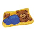 thumbnail image 2 of Latch Hook Rug s Needlework Sewing Craft Carpet Stitching Thread Tool Bear Blue, 2 of 7