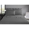 thumbnail image 2 of Swift Home Luxury 6-Piece Sheet Set with Extra Pillow Case, Double, Gray, 2 of 3