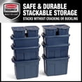 thumbnail image 3 of Rubbermaid 10 Pack Stackable Plastic Storage Containers with Lids, Dark Indigo, 3 of 7