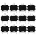 thumbnail image 1 of 15 Pcs Mini Tableau Noir Tréteau Tableau Noir Tableau Noir pour Décoration Intérieure (Noir + Blanc), 1 of 9