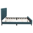 thumbnail image 2 of CorLiving Ellery Fabric Upholstered Adult Queen Bed Frame with Slats and Tufted Headboard - No Box Spring Required, 2 of 9