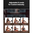 thumbnail image 4 of VEVOR Water Rowing Machine, 6-Level Quiet Resistance, Wooden Foldable Rower Machine with 14L Water Tank & LCD Monitor, Bluetooth App Compatible, 350LBS Weight Capacity, Immersive Row Machines for Home, 4 of 9