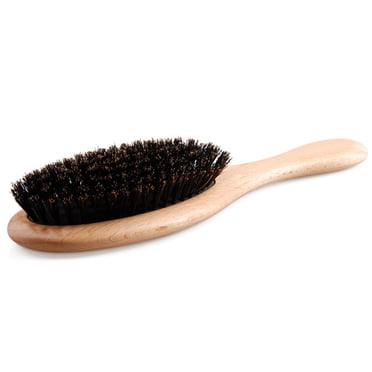 Boar Bristle Hair Brush Wooden Paddle Hairbrush Detangling Hairbrush