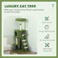 thumbnail image 4 of PawHut 47" Cat Tree Tower with Condo, Ladder, Scratching Posts, Ball, 4 of 10