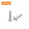 thumbnail image 3 of Unique Bargains M3x0.5x12mm Lot de 20 Vis Plates Rondes en Métal pour Machine à Entraînement Phillips, 3 of 5