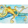 thumbnail image 1 of Betsy Drake TP547 24 x 30 in. Gold Octopus Outdoor Wall Hanging, 1 of 3