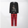 thumbnail image 2 of 2 Piece Matching Set Tree Printed Casual  Homewear Suit (Black 3M Baby), 2 of 8