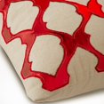 thumbnail image 2 of Housses de Coussin, Housses de Coussin Décoratives Rouges de Designer 16x16 Pouces (40x40 cm), Housse de Coussin en Similicuir pour Canapé, Abstrait, Motif, Housses de Coussin Décoratives Modernes - Rouge Tout Temps, 2 of 3