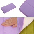 thumbnail image 4 of Greyghost Memory Foam Bath Mat 23.6x15.8 Inches, Soft and Comfortable,Non-Slip, Machine Wash, Easier to Dry for Bathroom Floor Rug, 4 of 6