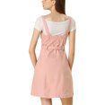 thumbnail image 2 of INSPIRE CHIC Robe Salopette en Denim Classique pour Femmes à Bretelles Ajustables, Coupe Trapèze, 2 of 7