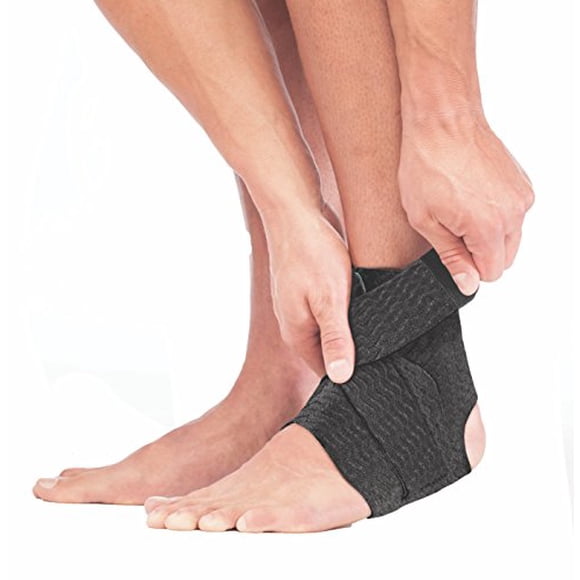 Mueller Adjustable Ankle Support, Green/ Black, One Size Fits Most