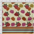 thumbnail image 1 of oneOone Viscose Jersey Fabric Stripe & Floral Panel Printed Craft Fabric BTY 60 Inch Wide, 1 of 3