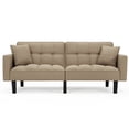 thumbnail image 2 of AVAWING Sofa Bed, Classic Khaki, 2 of 9