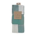 thumbnail image 4 of Ensemble De Serviettes De Cuisine De 3 Pcs Block Imprimé Vert, 4 of 4