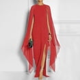 thumbnail image 1 of Meichang Robes Maxi Formelles pour Femmes Invitées de Mariage Robe Fendue Grande Taille Robes Moulantes Fluide Évasée Robe Longue en Mousseline Robe de Soirée Robe de Bal, 1 of 7