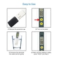thumbnail image 2 of Digital TDS Meter Water Quality Tester Pen 0-9990PPM Mini Portable Water Quality Monitor Analyzer for Drinking Water Aquarium Swimming Pool Aquiculture, 2 of 8