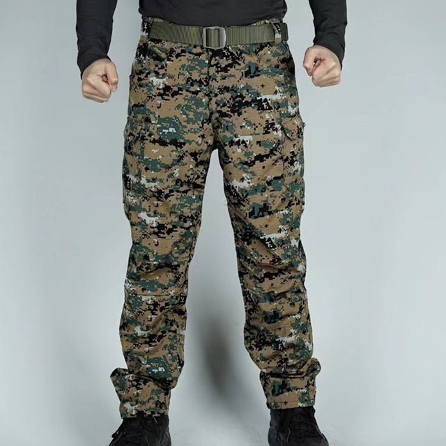 2023 Cargo Pants for Men on Clearance Fation Printed Multiple Pockets Cargo Trousers Work Wear Combat Cargo Pocket