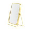 thumbnail image 3 of Xuanheng Makeup Mirror 360 Degree Rotation Double Sided for Hotel Dressing Table Dorm Gold, 3 of 8
