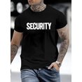 thumbnail image 2 of MBDMBD T-Shirt Décontracté à Col Rond pour Homme avec Imprimé de Sécurité Audacieux, Polyester, T-Shirt à Manches Courtes Confortable et Polyvalent pour l'Été, T-Shirt de Tous les Jours à Épaules Sécurisées, Texture Lisse, Chandail, 2 of 5