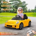 thumbnail image 2 of VOLTZ TOYS Officially Licensed RUF Porsche 911 24V Kids Ride-On Car, Motorized Luxury Sport Toy Vehicle with Parent Remote Control, Open Doors, LED Lights & Music, Yellow, 2 of 6